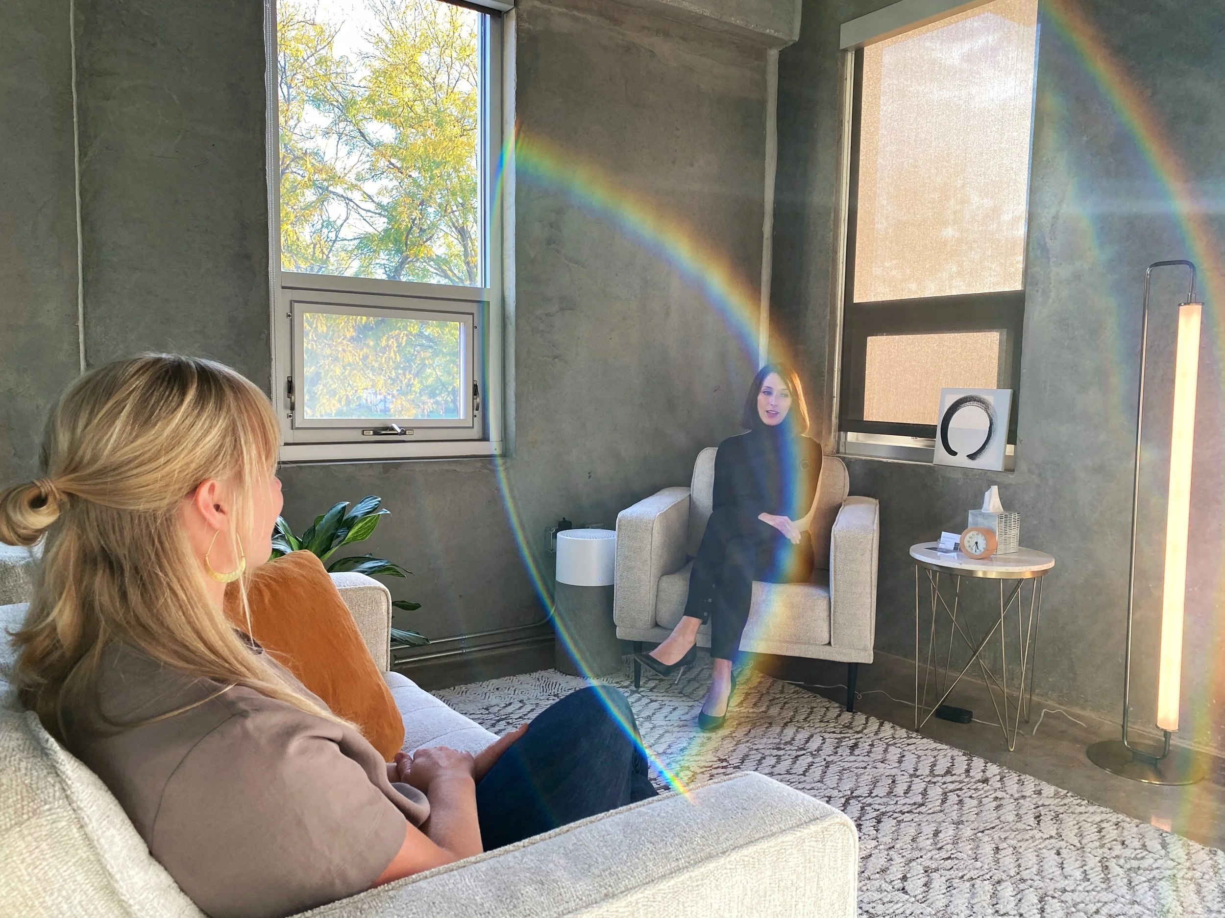 Seva clinician in an office setting.